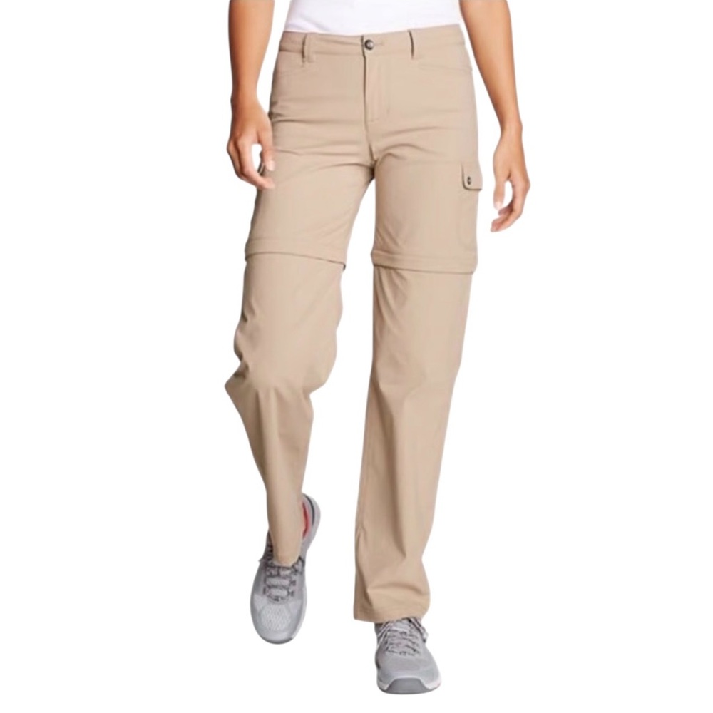 NWT🌺Eddie Bauer•Horizon Cargo Straight Leg Convertible Pants